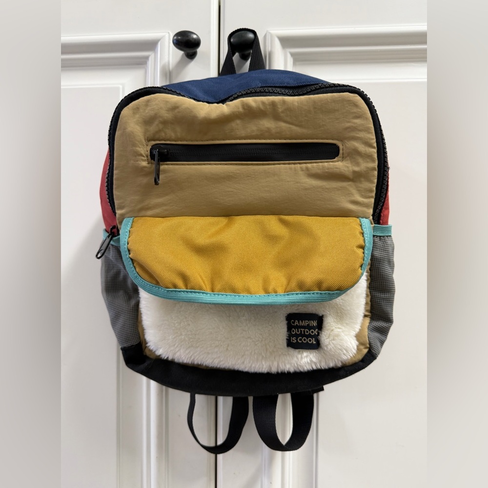 Zara toddler Multicolor Backpack with Front Pocket